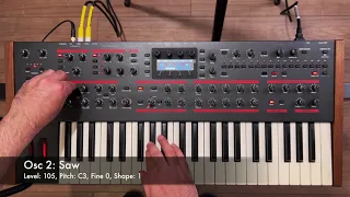 Dsi Pro-2 Depeche Mode - Wagging Tongue Synth step by step.