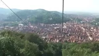 Brasov Tâmpa Cable Car: ... and down