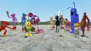 ALL POPPY PLAYTIME CHAPTER 2 CHARACTERS VS TREVOR HENDERSON CREATURES!! Garry's Mod Sandbox