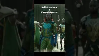 Nakia's Costume in Wakanda Forever! #BlackPanther #shorts #lupitanyongo #nakia #wakandaforever