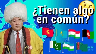 Las NACIONES "-STAN"🇹🇯 🇹🇲 🇺🇿 [terminación "-stán"] 🇰🇬 🇵🇰 🇦🇫 🇰🇿 - El Mapa de Sebas