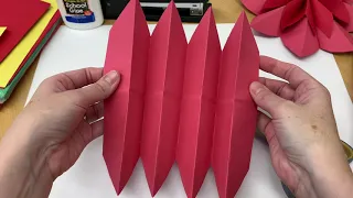 Paper Poinsettia Craft