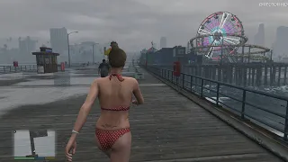 Walking in the Rain around Los Santos (3) GTA 5