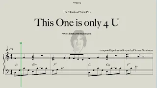 This One is only 4U  -  Easy Piano  -  Dietmar Steinhauer