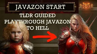 HOW TO JAVAZON for a new LADDER season (TLDR) Guided playthrough NORMAL - Diablo 2 Resurrected