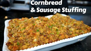 The Perfect Cornbread & Sausage Stuffing Recipe