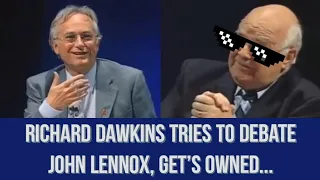 Richard Dawkins tries to debate John Lennox, gets OWNED...
