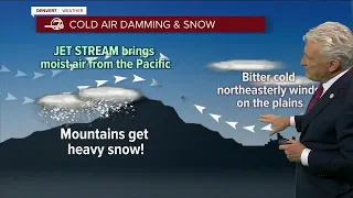 Why is it colder in Denver than it is in the mountains? Cold air damming, explained