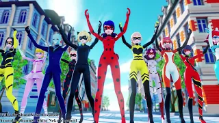 【MMD MLB】Gangnam Style - PSY (Ladybug and Friends)【60fps】*Reloaded