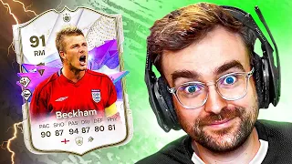 FC24 Squad Builder Showdown! FUTURE STARS ICON DAVID BECKHAM!!!