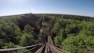 The Beast Roller Coaster - Kings Island POV (2017)