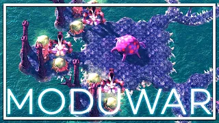 I Become The Hivemind In This AWESOME RTS Game | Moduwar