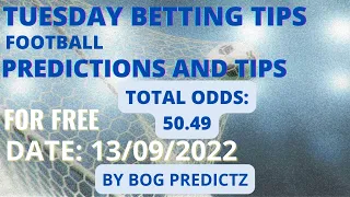 FOOTBALL PREDICTIONS TODAY 13/09/2022|SOCCER PREDICTIONS|BETTING TIPS,#betting@sports betting tips