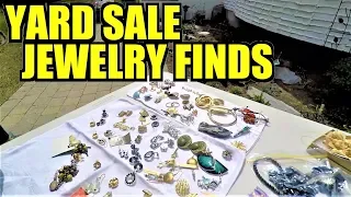 Ep182: ANOTHER NICE JEWELRY HAUL AND SOME FREE STUFF! WOW!!! * The ORIGINAL Yard Sale VLOG!