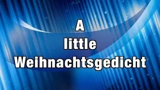 A little Weihnachtsgedicht | #d3nitz