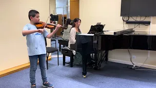 Kreisler: Praeludium and Allegro - Joel Hammar (aged 10)