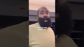 James Harden explains trying to block Kawhi’s shot 😅