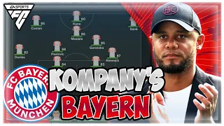Vincent Kompany's 4-2-3-1 Bayern Munich Tactics in FC24