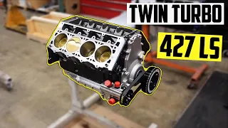 Building a 427 Twin Turbo LS Engine - Land Speed Records! (Part 1)