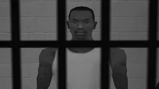 GTA SA but when CJ is BUSTED, he goes to PRISON.