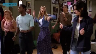 Friends- HD videos- Monica's crazy charming and inspiring dance with Phoebe and Rachel.