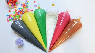 Making Crunchy Slime With Piping Bags | Satisfying Slime Video, ASMR