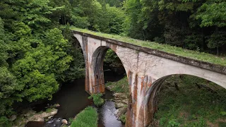 【廃墟空撮】未成線　広浜鉄道　今福線