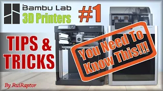 Bambu Lab 3D Printers - TIPS & TRICKS #Episode1 - Filament Backup Feature