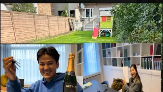 We bought a house |  empty house tour #tibetanvlogger #belgium #young #couple 🥂🥂