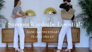 Wardrobe Essentials For Summer| Basic But Necessary Pieces for Classic Outfits