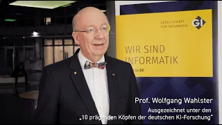 Prof. Wolfgang Wahlster | Zu den Anfängen der KI-Forschung in Deutschland