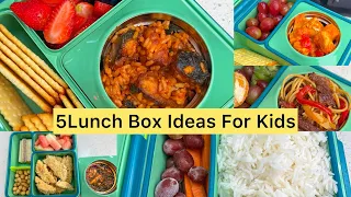 5 Lunch Box Recipes For Kids| Nigerian Friendly Meals For School Lunch