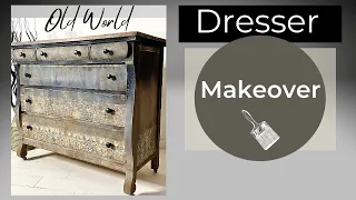 Thrift Store Makeover Using Chalk Paint with EASY BLENDING and IOD Transfers!