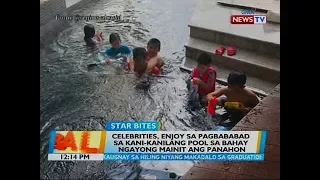 BT: Celebrities, enjoy sa pagbababad sa kani-kanilang pool sa bahay ngayong mainit ang panahon