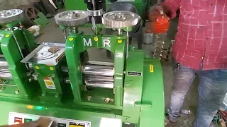 DH 5 Double Head Jewellery Rolling Machine | jewellery making machine |wire and sheet rolling machin