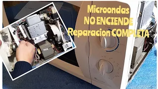 como reparar microondas mecanico BGH 16160, como detectar falla y cambiar switch de puerta