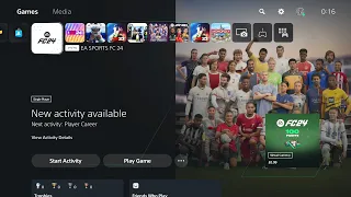 EA Sports FC 24 - Start Up Screen + FULL Menu Walkthrough (PS5)
