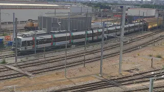 arriver d'un RER A mi09 a la gare de champigny saint maur RER