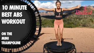 10 Minute best abs workout on the mini trampoline