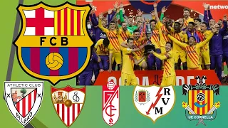 FC Barcelona Road to Copa Del Rey Champions | Comeback Kings to Champions | Cup Final | Bascer Games