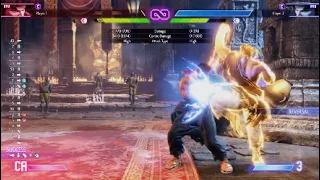 Ryu Max Damage Combo is a DP Punish counter!