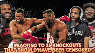 Reacting to 25 Knockouts That Should Have Been CENSORED
