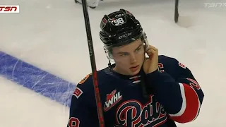 Connor Bedard Mic’D up during Warmups