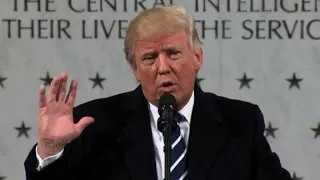 Donald Trump's entire CIA speech