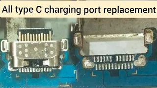 SM M11 type C charging port replace|all type C charging port replacement