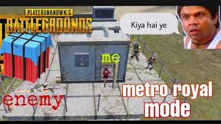 PUBG mobile New metro royal mode 🔥🔥 insane fight in station