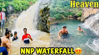 Exploring NNP WATERFALL In Goregaon East ✅|| Secret Waterfall Mumbai 🤫||