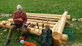 What Tools Do I Use? Tools for Building a Scribed Log Cabin with Saddle Notches