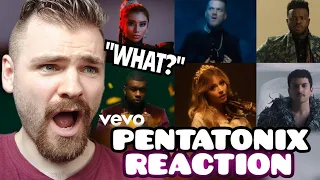 First Time Hearing PENTATONIX "Over The River" ft. Lindsey Stirling | Official Video | REACTION!