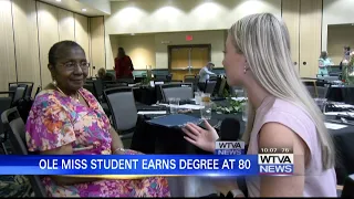 VIDEO: Ole Miss student Mary Griffin earned her degree at 80